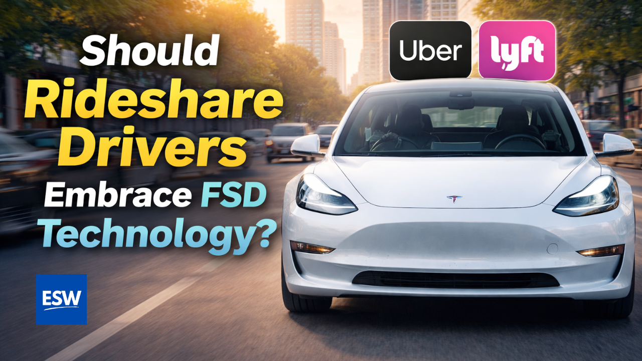 Tesla Full Self-Driving – FSD (Supervised) and the Future of Uber & Lyft Driving